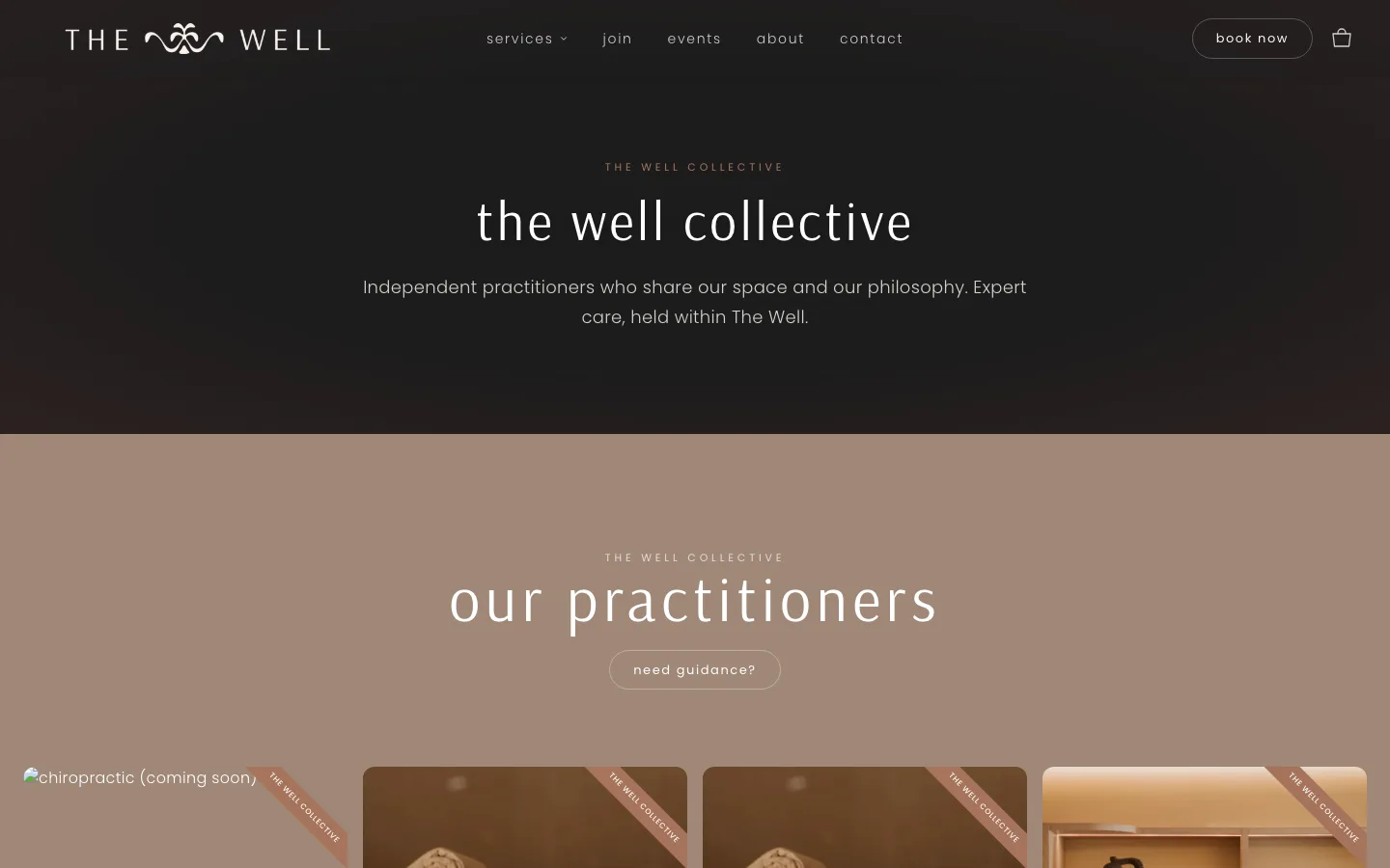 The Well Collective — practitioner services including Reflexology, Reiki, Crystal Therapy and Jin Shin Jyutsu.